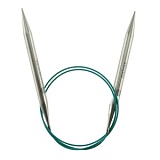 Спицы круговые "Mindful" 9мм/80см, нержавеющая сталь, серебристый, KnitPro, 36107