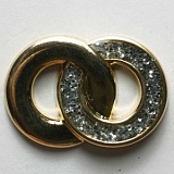 Пуговица, размер 28мм, металл, Dill, 390073/28-20