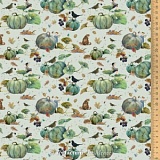 Ткань "Кровать из тыквы", ширина 145см, 100% хлопок, Acufactum, 3523-818