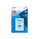 Иглы для швейных машин с плоской колбой 130/705 H, универсальные № 60, сталь, Prym, 154409