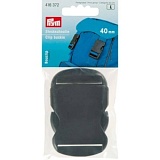 Пряжка-застежка, пластик, д/сумок, рюкзаков, 40мм, черный, 1шт в блистере 416372